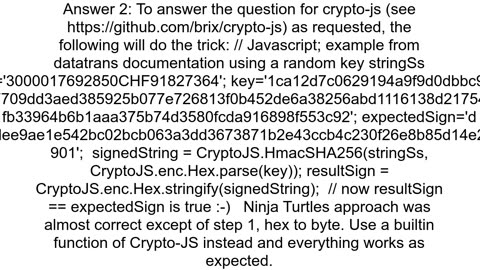 How to generate HMACSHA256 sign in javascript for datatrans