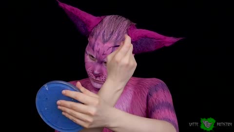 Real Life Cheshire Cat SFX Makeup Tutorial- Alice in Wonderland