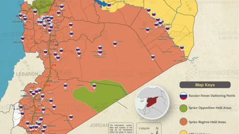 Syria Map of Military control - Divisions