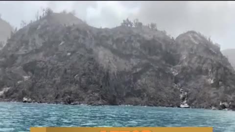 Funny Devastating before & after effects of volcanic eruption in the Caribbean video new