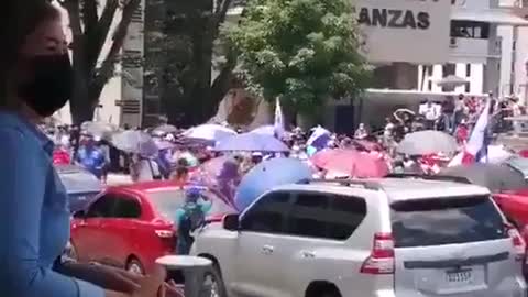 29.7.2022 Panama. biểu tình chống chính phủ.