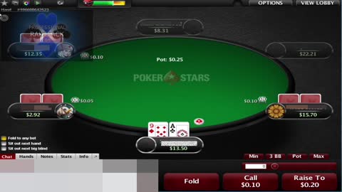PokerStars NJ Cash Table Gameplay