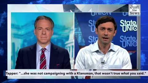 CNN's Tapper calls out Jon Ossoff for claiming Kelly Loeffler campaigned with a Klansman