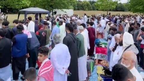 In London there are around 500 mosques, why do they pray in the streets and parks every day?