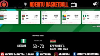 KPA vs Customs Post Game Preview - FIBA Africa Womens Basketball League