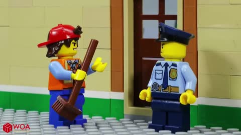 Lego City Bank is so cool. funny video