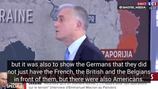 French television discusses positioning troops in Ukraine
