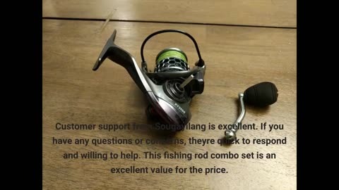 Buyer Reviews: Sougayilang Fishing Rod Combos with Telescopic Fishing Pole Spinning Reels Fishi...