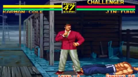 Combo 100% Ryo and Karman Cole in Art of Fighting 3 (ARCADE)