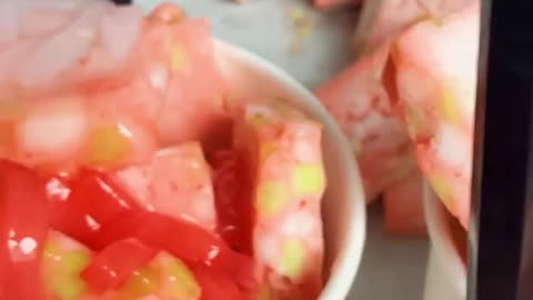 ColorFul Jelly IceCream Street food
