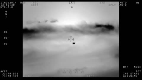 Real UFO video by air force - actual footage