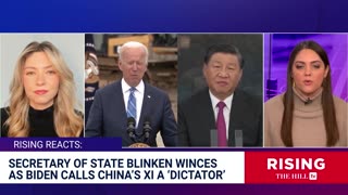 WATCH: Blinken WINCES As Biden GAFFES And Calls Xi a Dictator HOURS After Welcoming Him | Rising