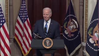 President Joe Biden Asks The Press To 'Step Out' Before Smirking And Walking Away
