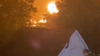 A fuel depot in Shakhtyorsk, Donetsk was attacked by Ukrainian forces