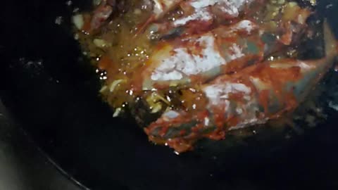 Yummy Fish Fry on Tava in slow motion