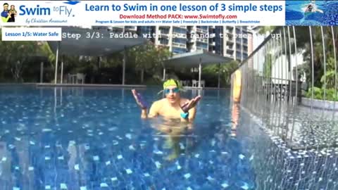 LEARN how to SWIM in 3 simple Steps - Swimming tutorial for BEGINNERS