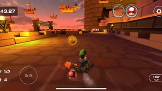 Mario Kart Tour - Toad Cup Challenge: Time Trial Gameplay