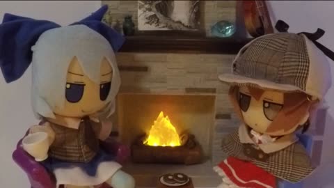 Chenlock and Doctor Baka take it easy by the fire