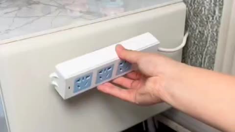 Double-sided adhesive wall hooks pairs plug holder