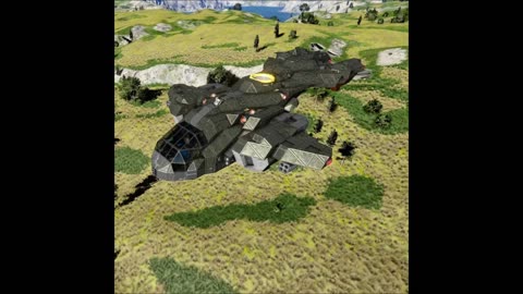 Space Engineers ~ DBI - Osprey Mk3 Vectored Thrust ~ Test