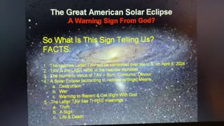 2017 and 2024 Solar Eclipses Cross America - Sign of Gods Judgment