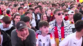 Spain fans celebrate dramatic Euro win as Germans sulk