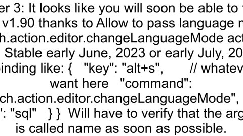 How can I create a custom keybinding to change syntax highlighting to a specific language in Visual