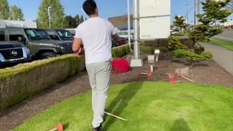 Plunger Trick Shots from Shortest to Tallest