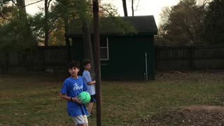 Soccer Ball Trick Shot