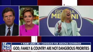 Kari Lake: "If they're not calling you all of these slurs, if they're not attacking you, then you're probably not truly representing the people of your country."