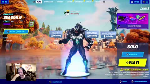 Sithsurgeon - Fortnite Live Stream; Discussing San Diego sites, Military Parachute Jumps
