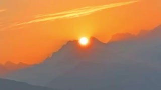 Sunrise in the mountain // Georgia
