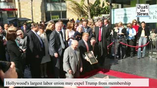 Hollywood union considering expulsion of former President Trump