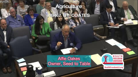 Alfie Oakes' testimony before Senate Ag on May 21, 2024