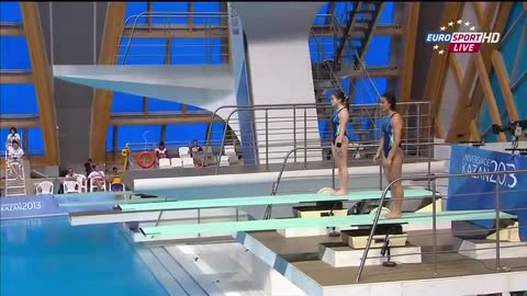 Kazan2013 Women's 3m synchro final