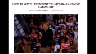 LIVE: President Trump Holds MAGA Rally in Manchester, New Hampshire