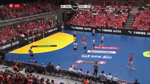 Denmark vs Argentina handball friendly match 2024