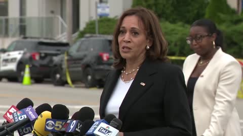 'This Should Never Have Happened': Kamala Harris Visits Highland Park Following Deadly July 4 Mass Shooting