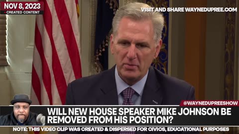 McCarthy Claims Johnson Speakership Could Be Challenged By GOP