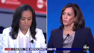 ABC debate moderator destroys Kamala Harris
