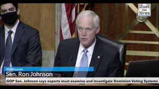 GOP Sen. Johnson says experts must examine and investigate Dominion Voting Systems