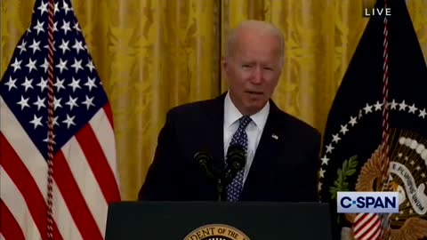 BIDEN at the WHITE HOUSE: ‘I’m Supposed to Stop and Walk Out of the Room’