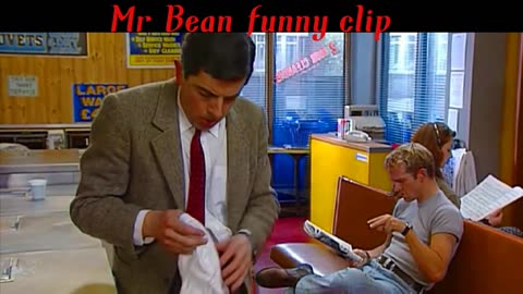 Mr Bean comedy scene