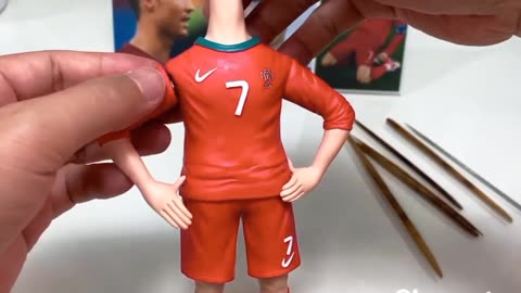 Cristiano Ronaldo Clay Sculpture