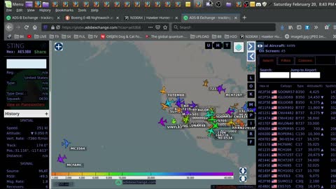 5 Hawker Hunter F.58 UP on the west coast