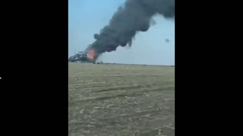 Ukrainian Su-27 Shoot down over Kramatorsk