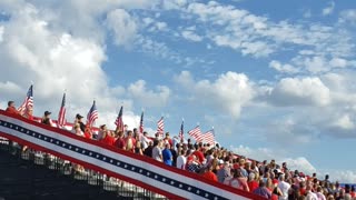 Pledge of Allegiance at Trump Rally in Jacksonville, FL