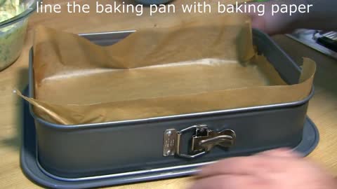 Line A Baking Sheet With Baking Paper