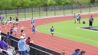 Wyatt Sante fe Track 100 Meter Race