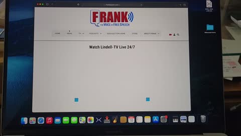 Can't log onto frankspeech